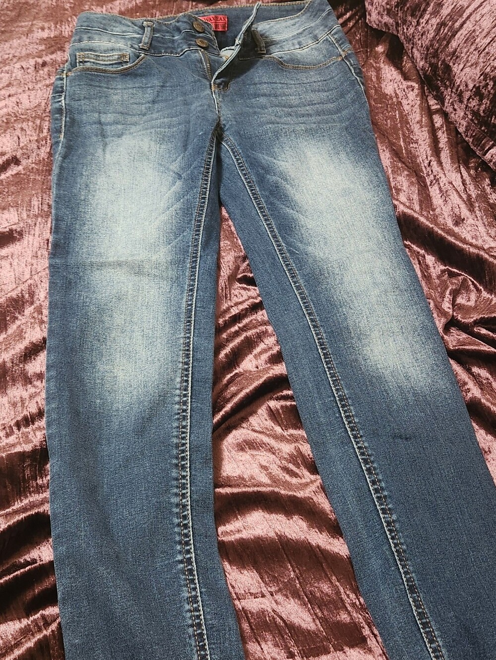 Wax Skinny Jeans